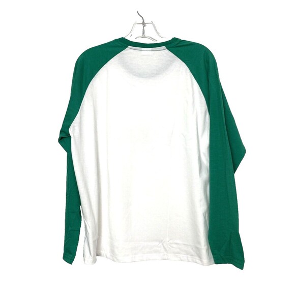 St Patricks Day Long Sleeve T-Shirt Size XL Woman Man Green White Unisex - Picture 2 of 11